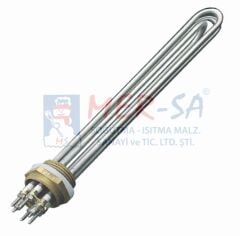 1,5 '' Kafalı Isıtıcı 220-380V 8,5 Q CR-Nİ 10000 W 37.5CM