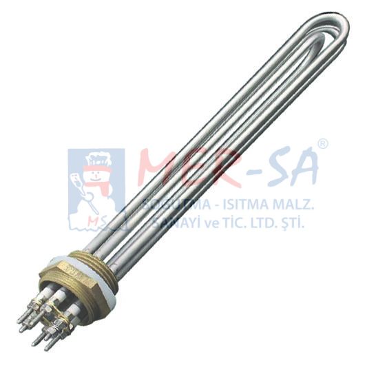 1,5 '' Kafalı Isıtıcı 220-380V 8,5 Q CR-Nİ 12000 W 45CM