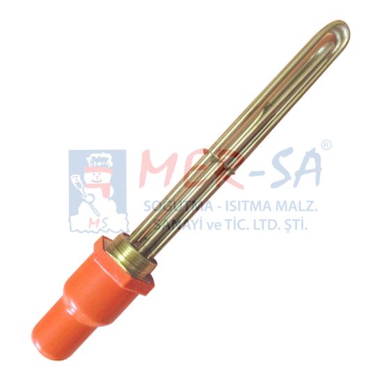 1,5 '' Kafalı Isıtıcı 220-380V 8,5 Q BAKIR 7500 W 30CM