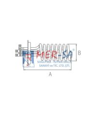 Şofben Rezistansı 3000W+4500W 13,4cm
