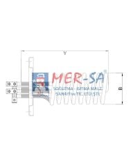 Şofben Rezistansı 3000W+4500W 14,4cm