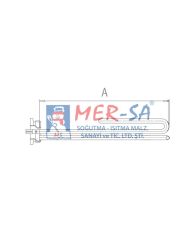 Güneş Enerjisi Rezistansı Kıvrık 2000W 28cm