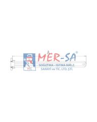 Güneş Enerjisi Rezistansı Bakır 2000W 30cm