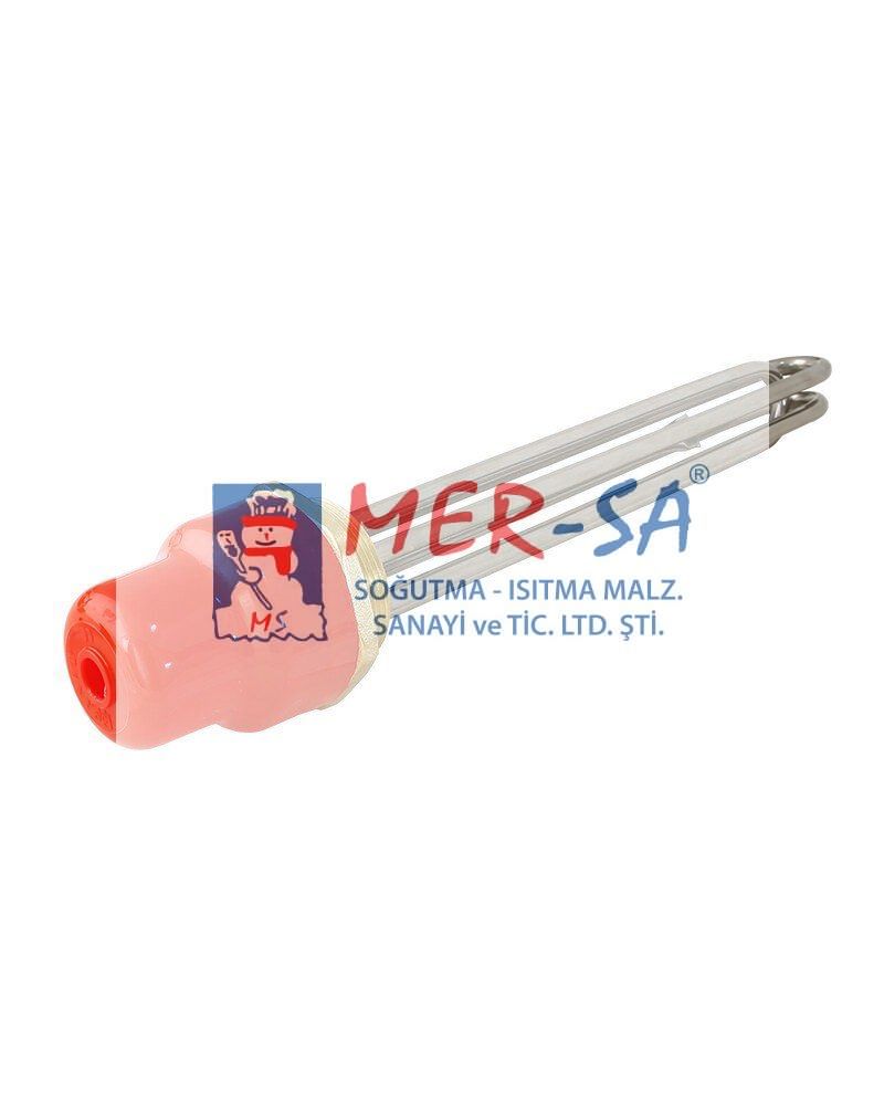Kazan Rezistansı 3*1500W 2'' Trifaze Kovan Borulu 25cm