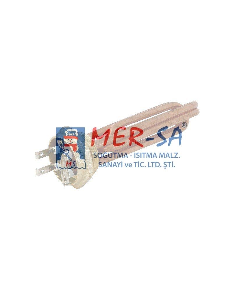 Kazan Rezistansı İki Elemanlı 2*2250W 1,5'' Bakır 19cm