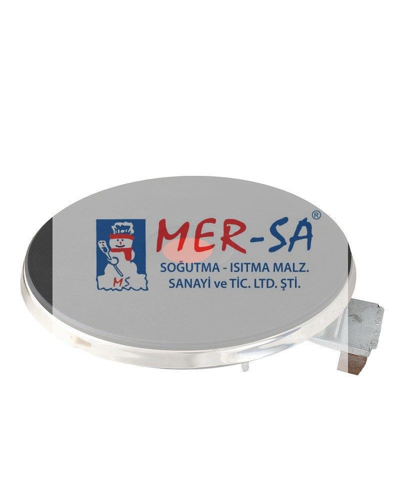 Hot Plate Isıtıcı 4 Çıkış Vidalı Klemensli Termostatlı 2000W 18cm