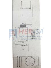 Oda Termostatı Fancoil İtalyan 0 / +40 C
