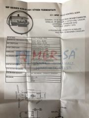 Termostat Vitrin K50-P1481 170 cm Kılcal