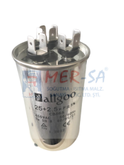 Kondansatör Split Klima 25 + 2,5 uF 4+4+4 370 V