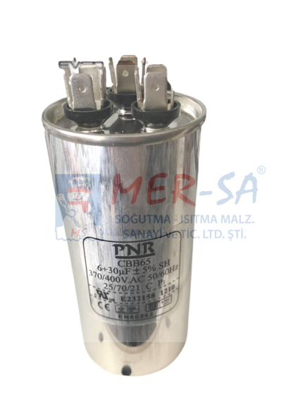 Kondansatör Split Klima 30 + 6 uF 4+4+4 370 V