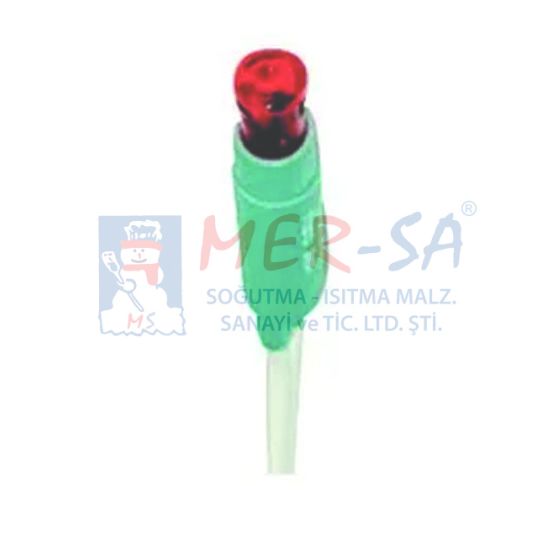 Sinyal Lambası 8 mm Kablolu KIRMIZI
