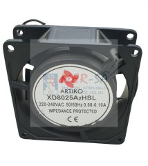 Fan Kare 80X80X25 230V 17W