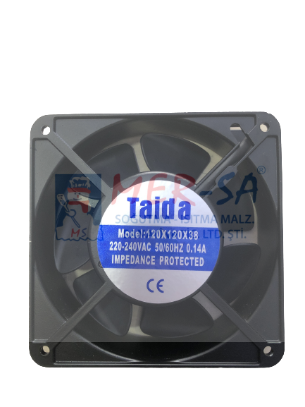 Fan Kare Taida 120mm*120mm*38mm 220V 0,14A 50/60Hz