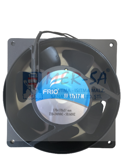 Fan Kare Frio Rulmanlı 120mm*120mm*38mm 220V 50/60Hz