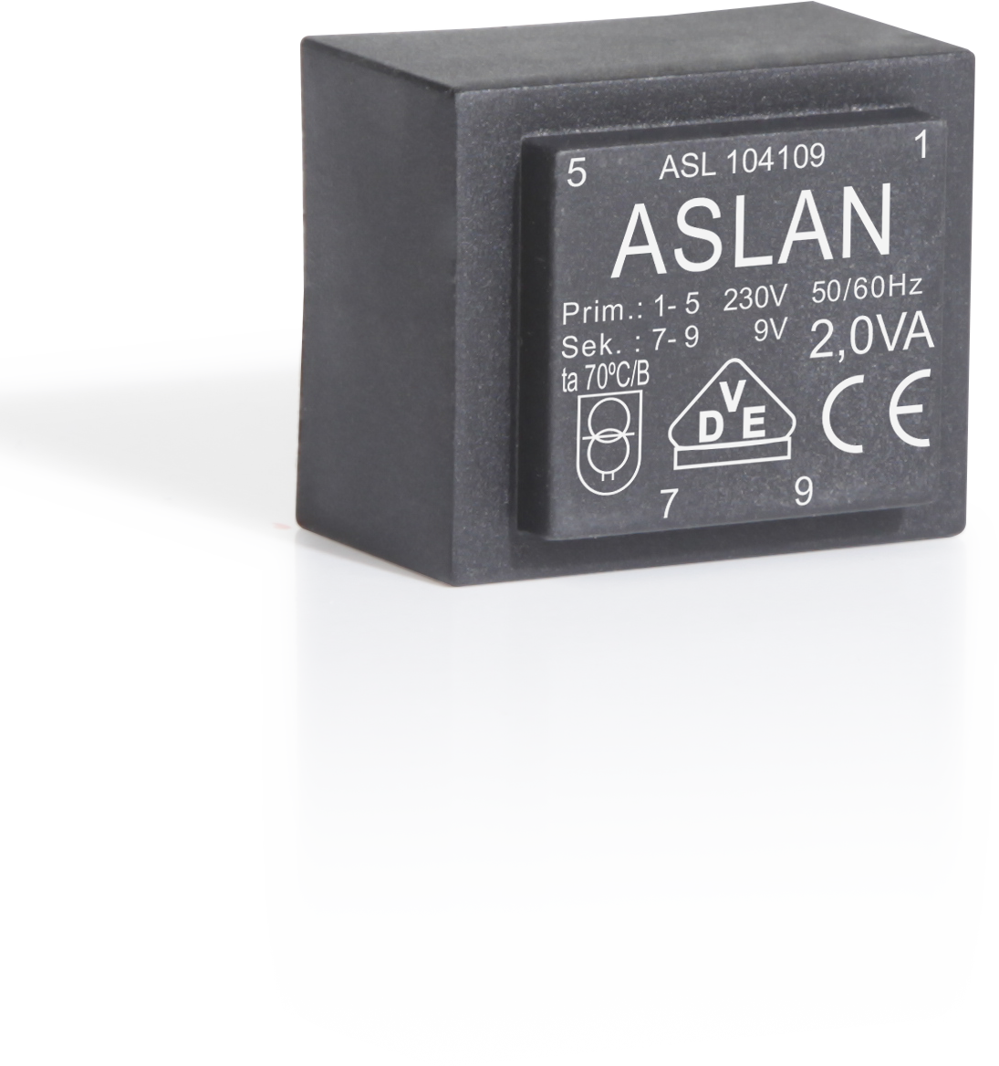 2VA 0-7,5V Kapalı Trafo  ASL 104108