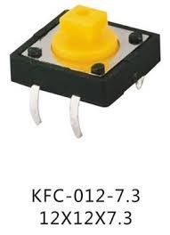 KFC-012-7,3F	12X12X7,3MM KARE ŞAPKALI NOKTALI
