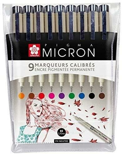 PIGMA MICRON 05  9  RENKLİ SET