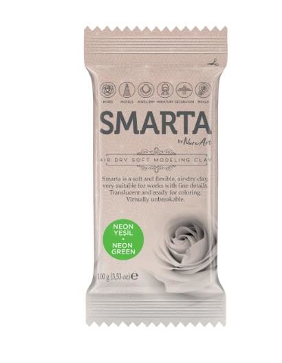 SMARTA HAVAYLA KURUYAN MODELLEME HAMURU NEON YEŞİL 100 GR