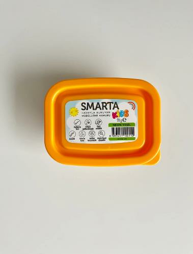 SMARTA KIDS HAVAYLA KURUYAN MODELLEME HAMURU NEON YEŞİL 70GR