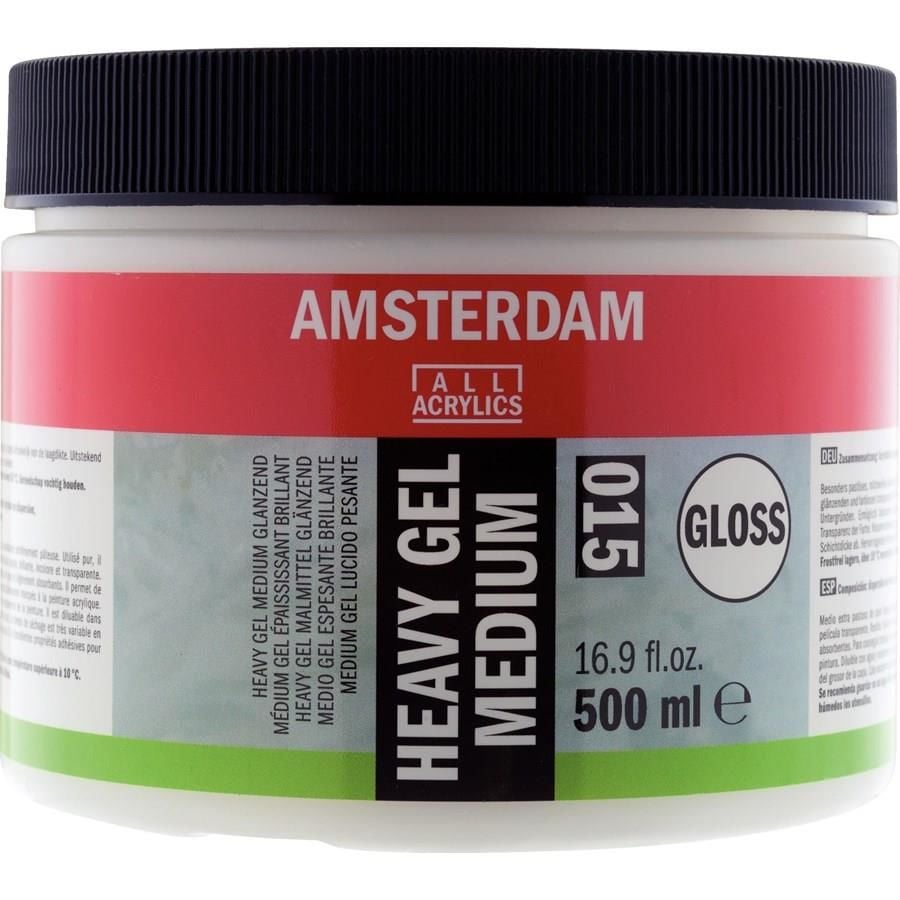 AMSTERDAM HEAVY GEL MEDIUM GLOSS 015 500ML