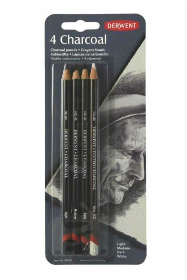 DERWENT CHARCOAL 4'LÜ BLİSTER