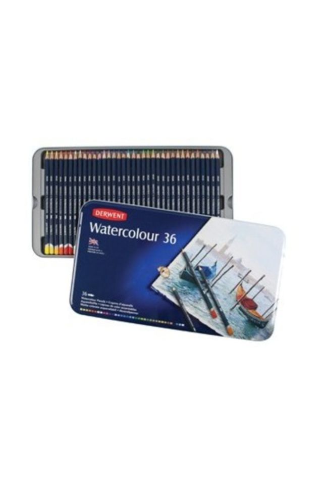 DERWENT WATERCOLOUR 36'LI METAL KUTU