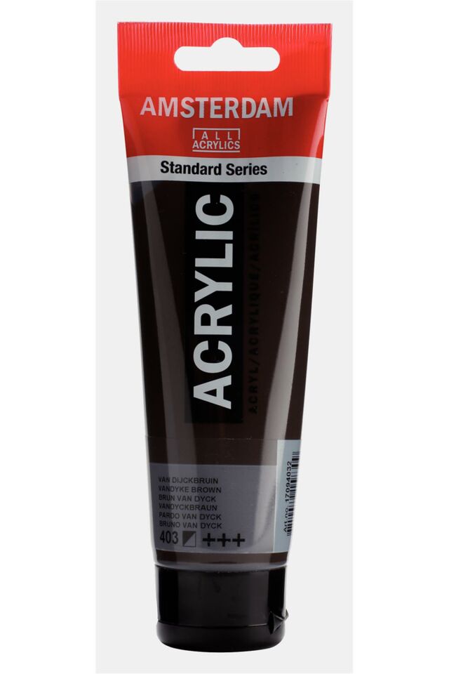 Amsterdam Akrilik Boya 120ml 403 Vandyke Brown