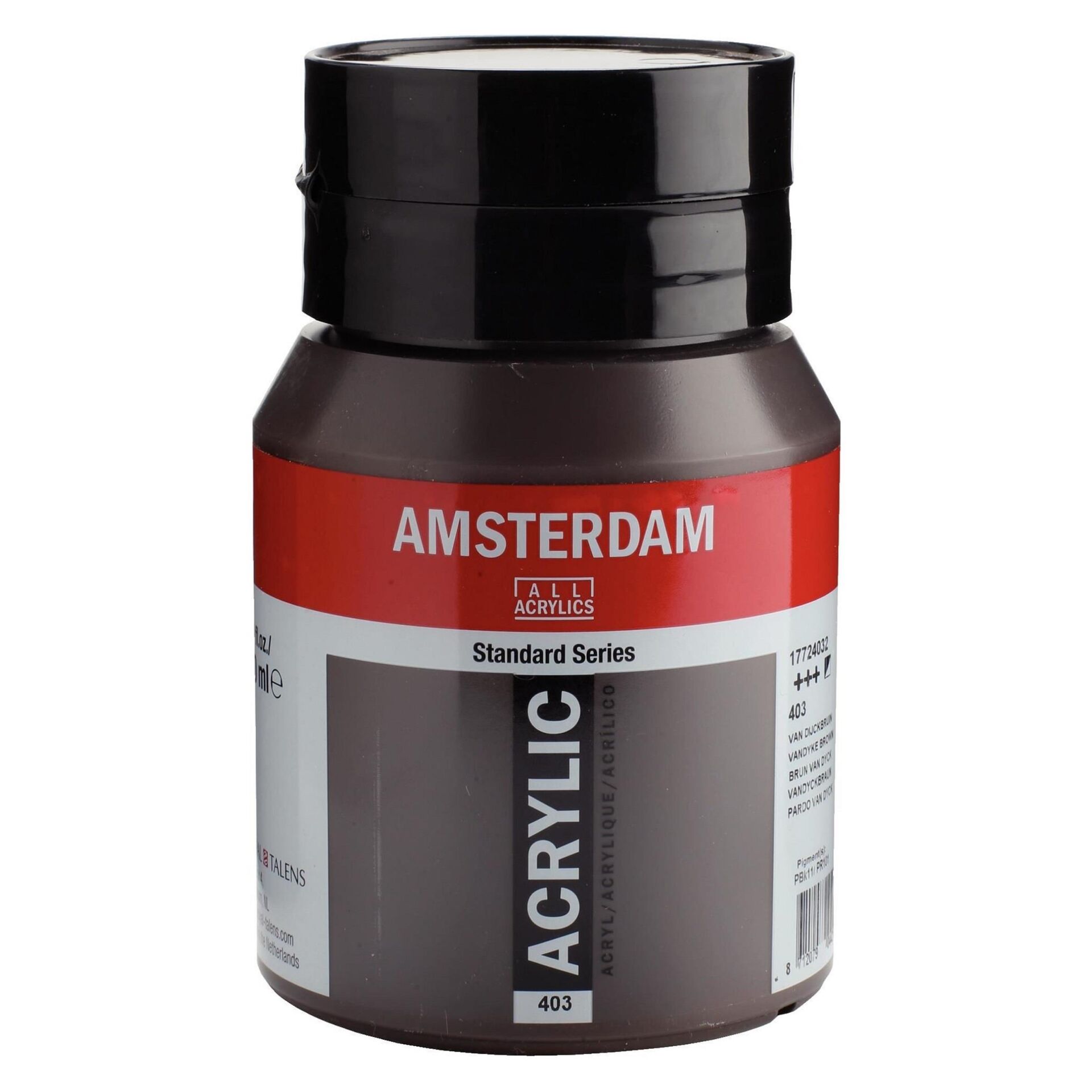 AAC ACRYLIC 500ML. VANDYKE BROWN