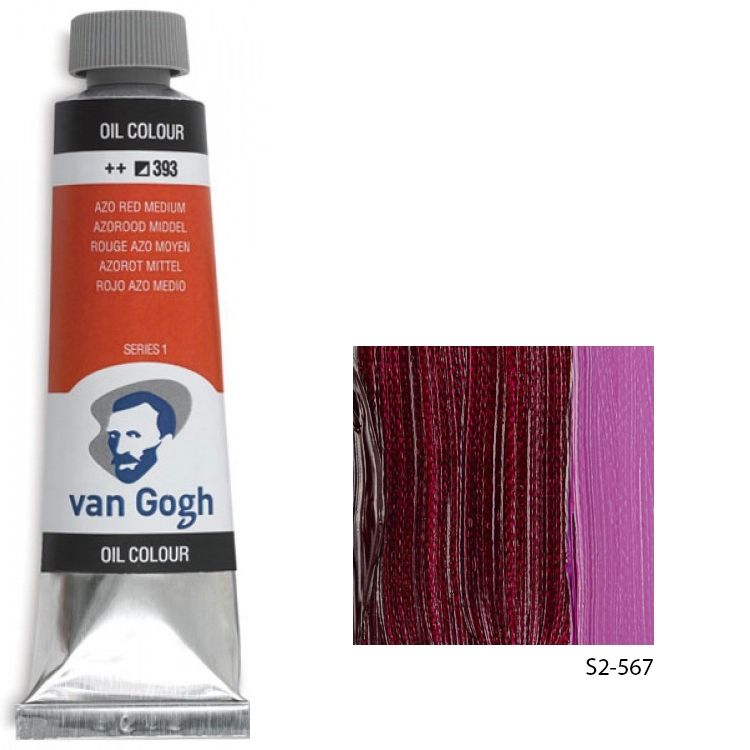 Talens Van Gogh Yağlı Boya 40ml Seri 2 567 Prem Red Violet