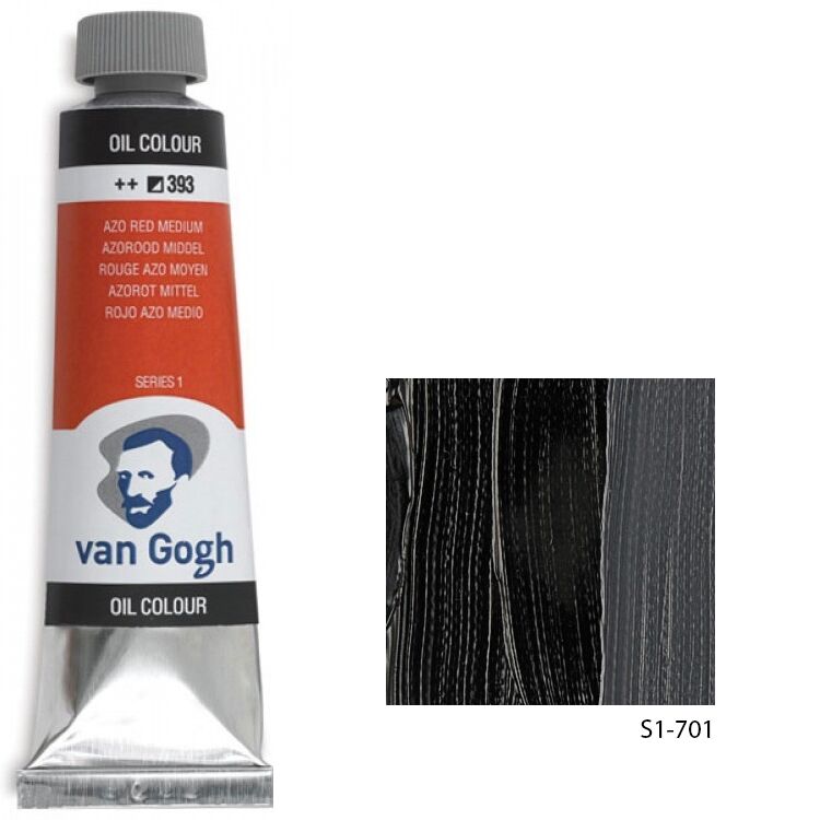 Talens Van Gogh Yağlı Boya 40ml Seri 1 701 Ivory Black