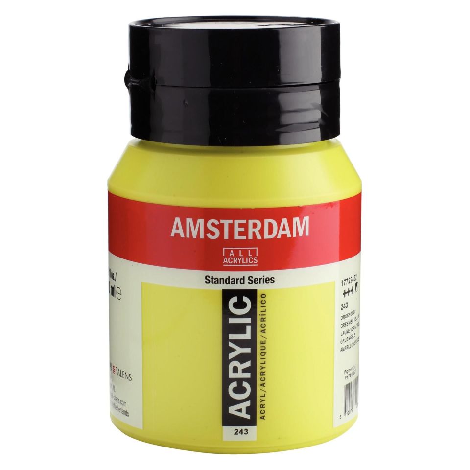 AMSTERDAM STANDART AKRİLİK 500 ML. GREENISH YLW.