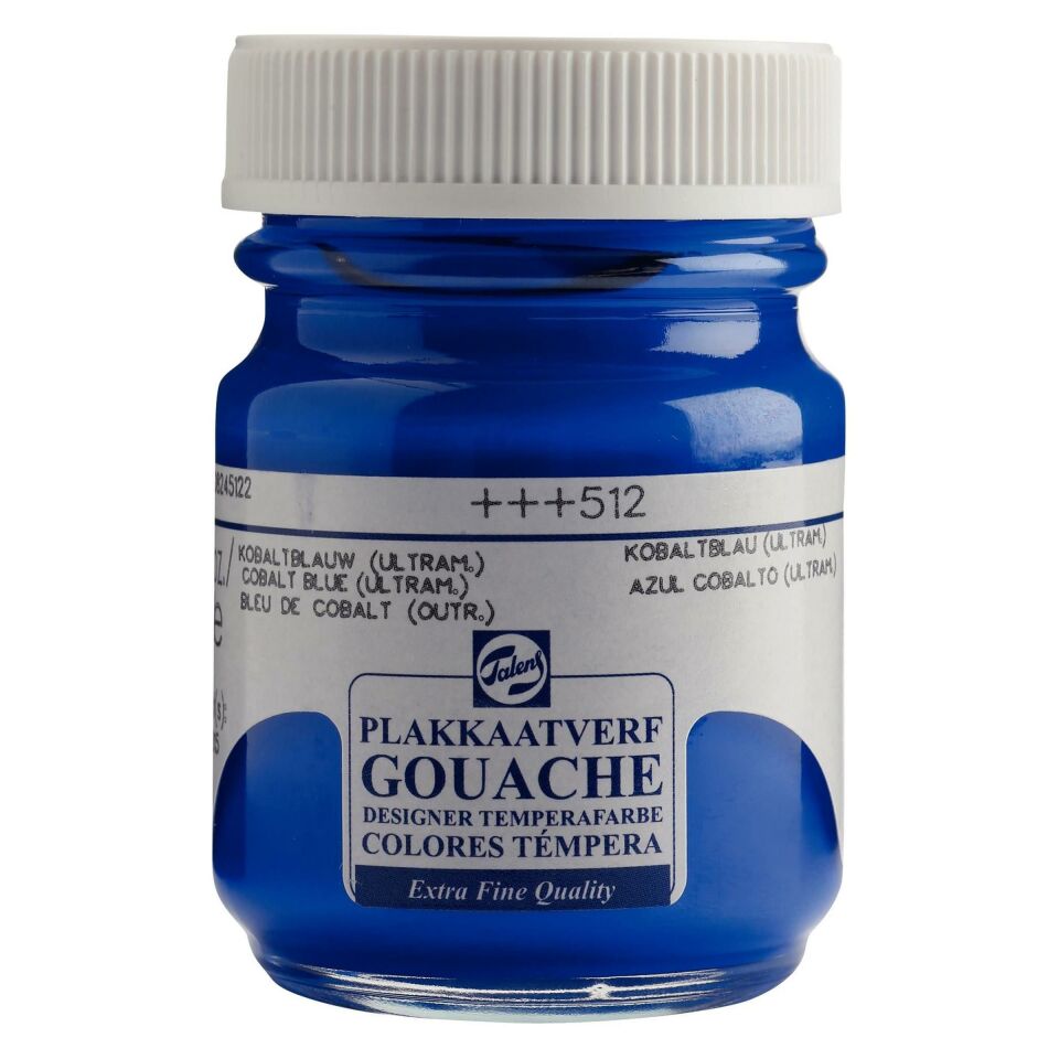 TALENS GOUACHE JAR 50ML COBALT BLUE UL.