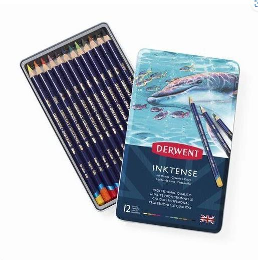 DERWENT INKTENSE 12'Lİ METAL KUTU