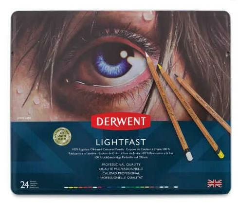 DERWENT LIGHTFAST 24'LÜ METAL KUTU