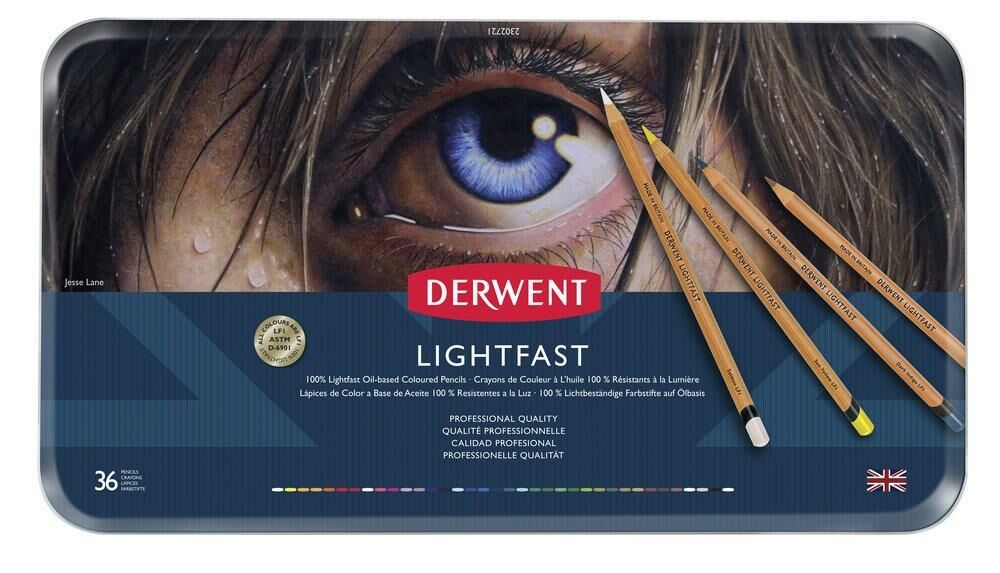 DERWENT LIGHTFAST 36'LI METAL KUTU