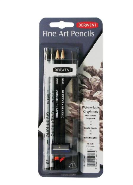 DERWENT WATERSOLUBLE GRAPHİTONE MİXED BLİSTER