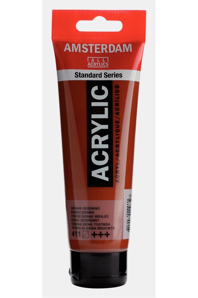 Amsterdam Akrilik Boya 120ml 411 Burnt Sienna