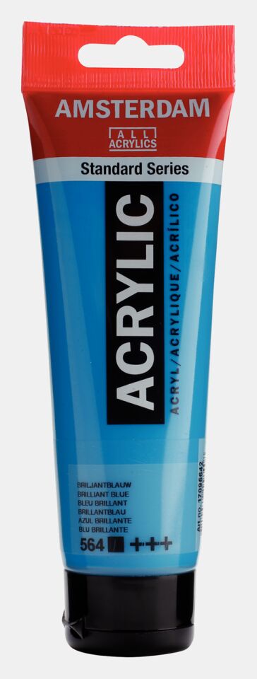 Amsterdam Akrilik Boya 120ml 564 Brillant Blue