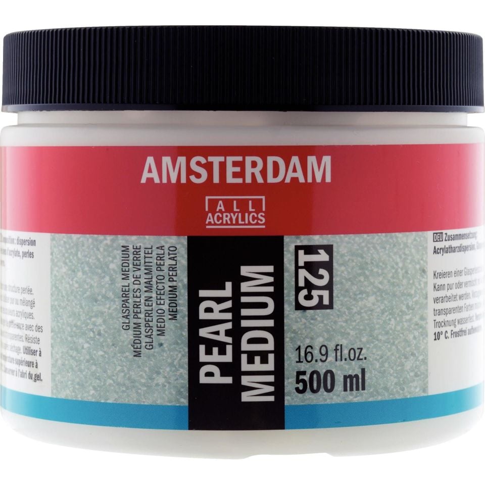 AMSTERDAM PEARL MEDIUM 125 500ML (İNCİ YÜZEY)