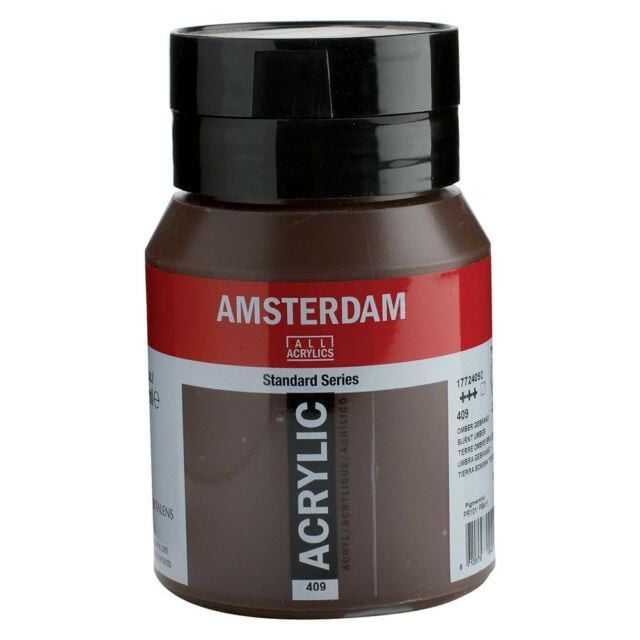 AAC ACRYLIC 500ML. BURNT UMBER