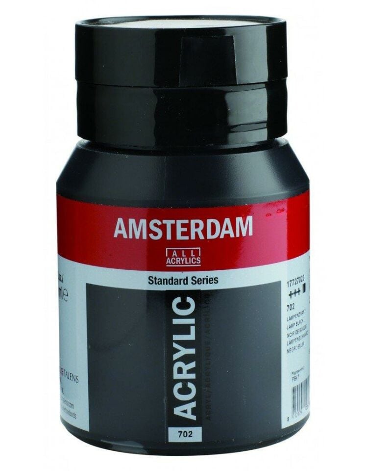 AAC ACRYLIC 500ML. LAMP BLACK