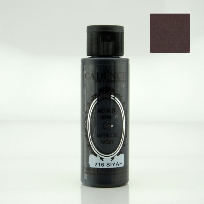 216 Siyah 70ML Metalik Boya