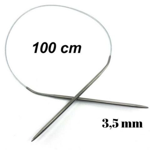 Misinalı Metal Şiş 100cm 3,5mm