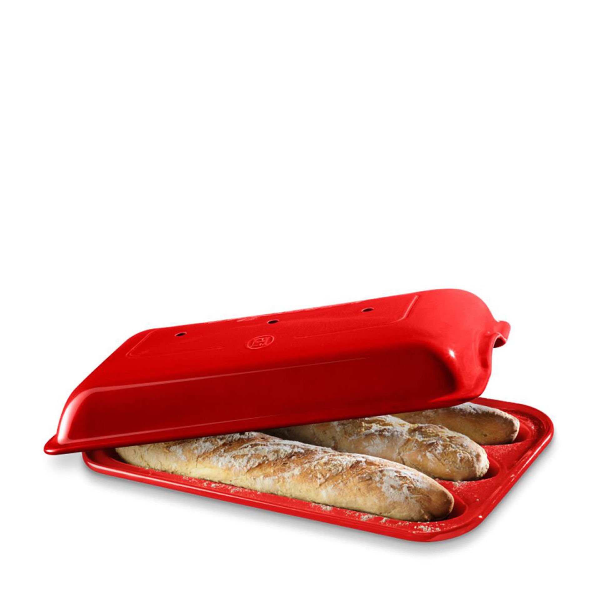 Emile Henry Seramik Baget Ekmek Fırın Kabı (39,5x23x10 / 3,7 Litre)