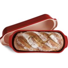 Emile Henry Seramik Ekmek Fırın Kabı (39x16,5x15 / 2,3 Litre)