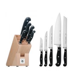 WMF Spitzenklasse 6 lı Blok Bıçak Seti Açık Meşe