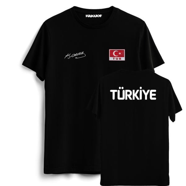 Atatürk İmzalı Türkiye Tişört