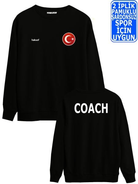 Coah Baskılı Türkiye Sweatshirt