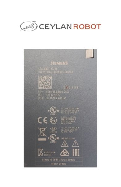 SIEMENS SCALANCE CX216 INDUSTRIAL ETHERNET SWITCH (6GK5216-0BA00-2AC2)
