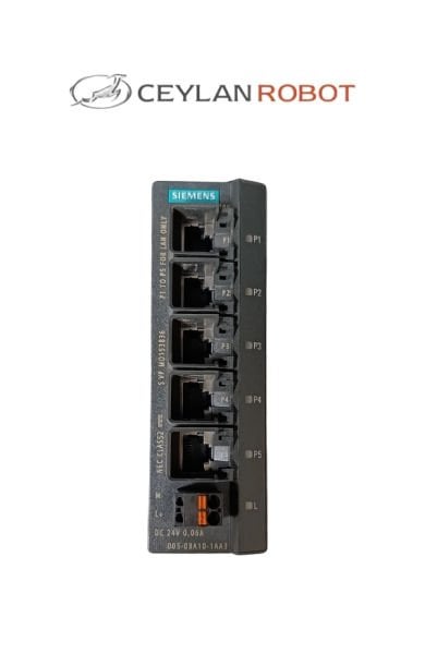 SIEMENS SIMATIC NET SCALANCE X005 INDUSTRIAL ETHERNET SWITCH (6GK5005-0BA10-1AA3)